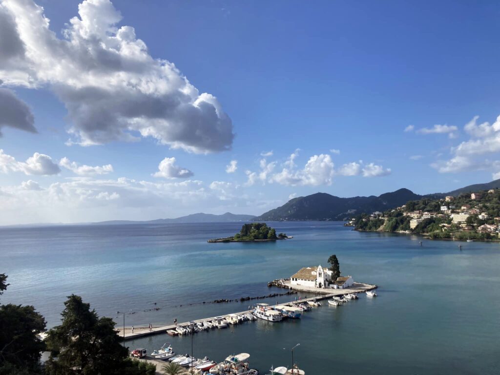 Kanoni and Mouse Island viewpoint Corfu private tour